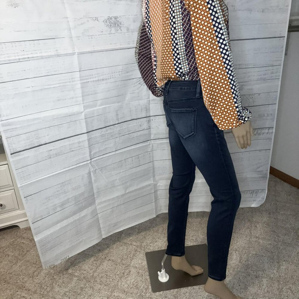 NWT Hammer Dark Blue Mid Rise Ankle Skinny Jeans - Picture 2 of 3